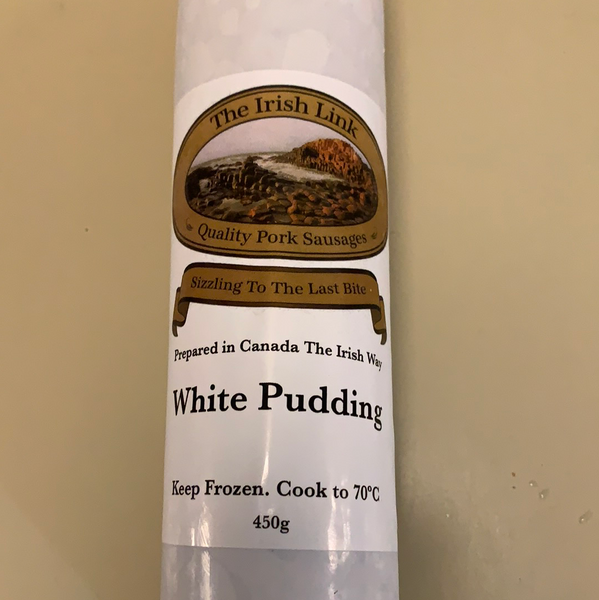The Irish link White Pudding